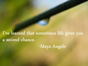 second chance/insight from a woman's heart