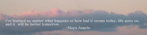 tomorrow will be better/insight from a woman's heart