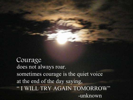 courage/insight from a woman's heart